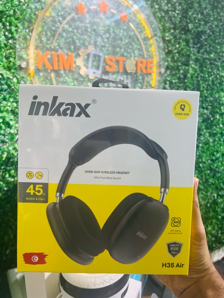 Casque Bluetooth Sans Fil Inkax H35 Air 45H D'autonomie Prix  Tunis