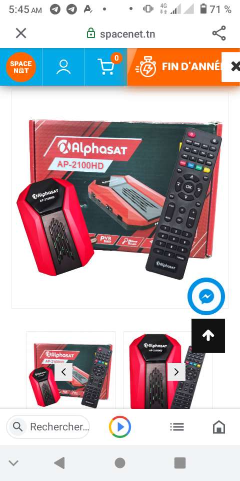A vendre Récepteur Alphasat Android..HD1080