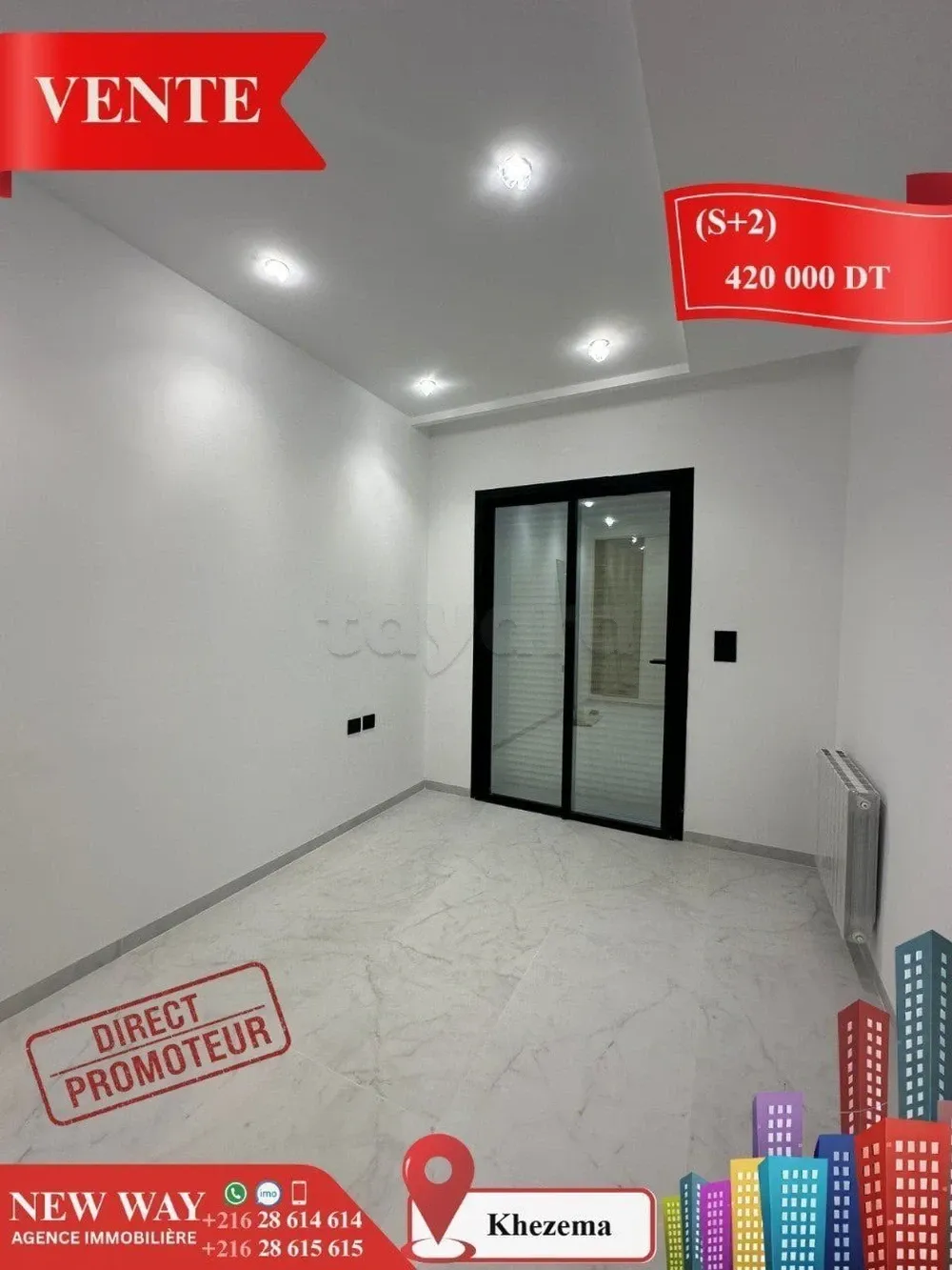 (S+2) Direct Promoteur à khezema