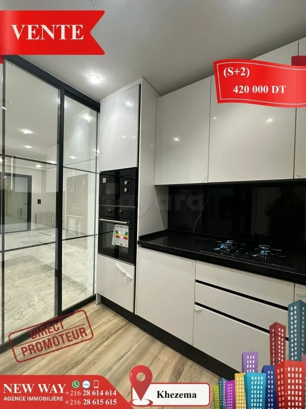 (S+2) Direct Promoteur à khezema