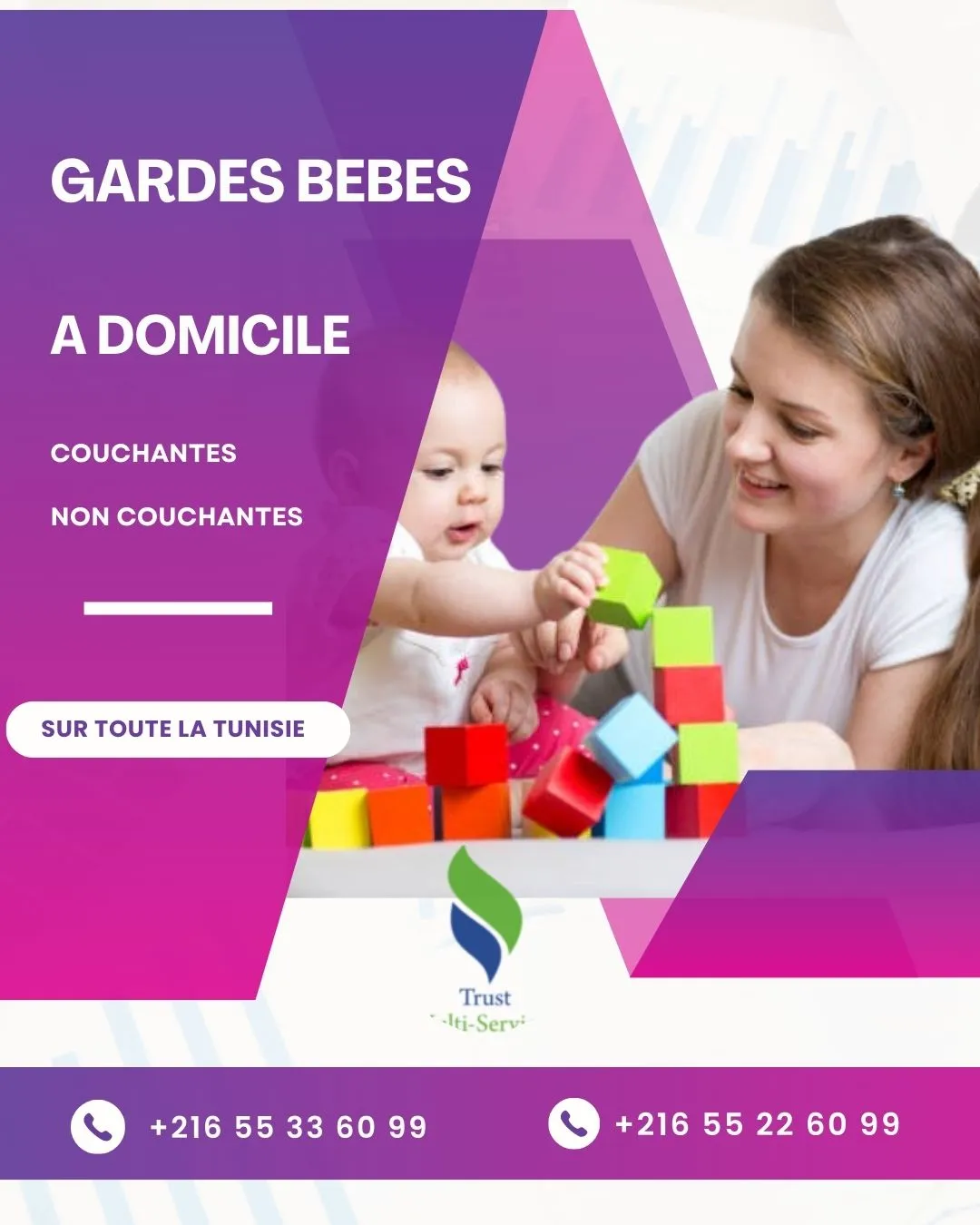 Gardes Bébés de confiance près de chez vous A LA MANOUBA