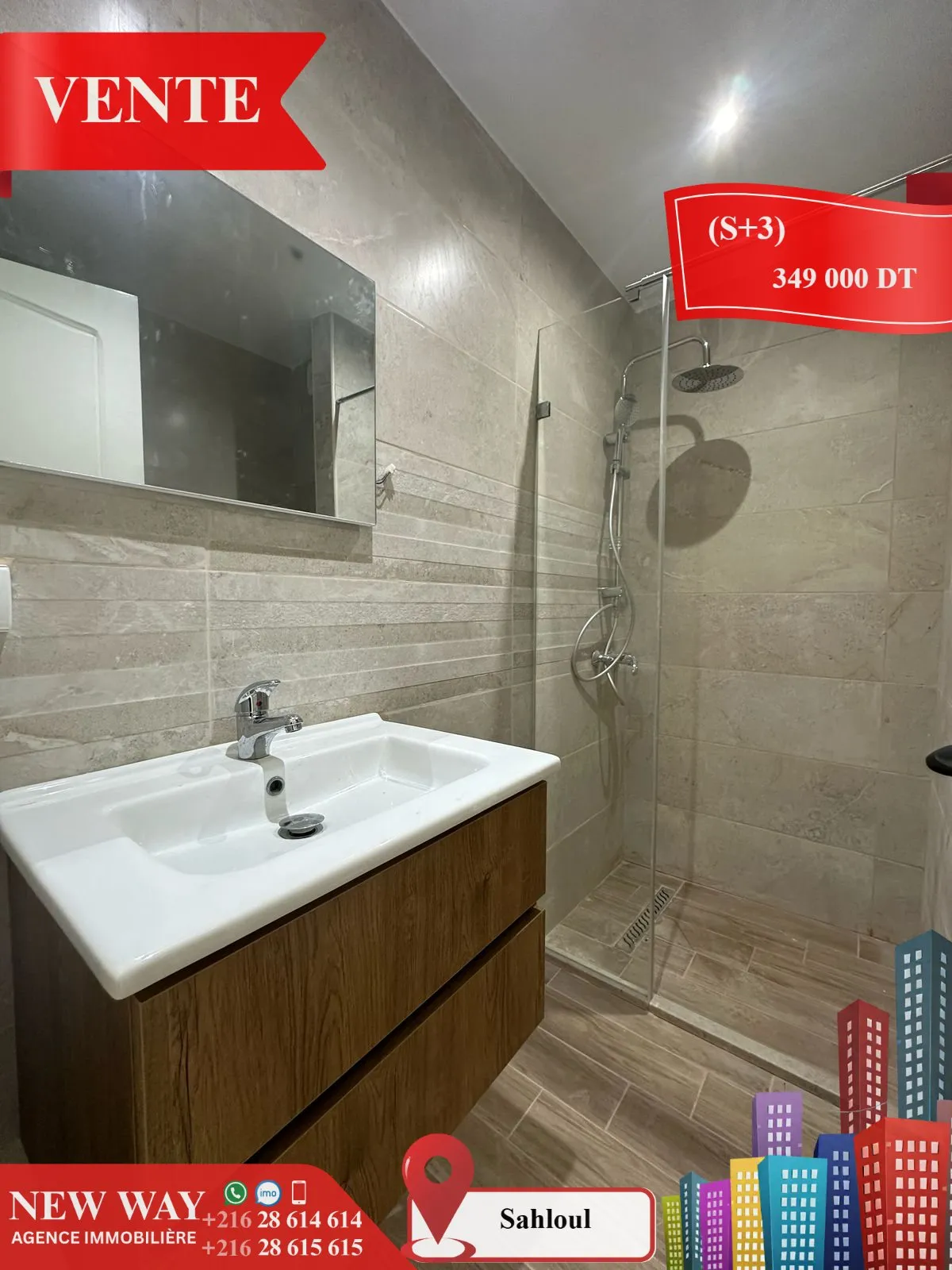 (S+3) à Sahloul , Proche de toutes Commodités