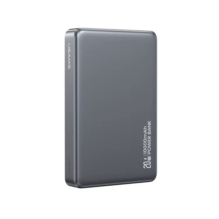 USAMS Power Bank MagSafe 10000Mah 20W Aluminum Avec Type C OutPut Tunis