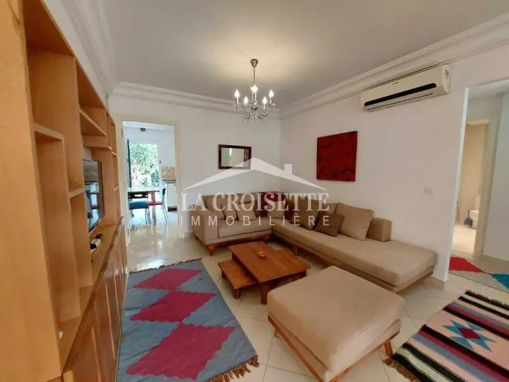 Appartement meublé S+3 avec jardin à Gammarth ZAL3898