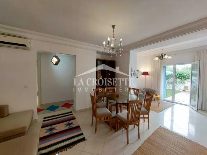 Appartement meublé S+3 avec jardin à Gammarth ZAL3898