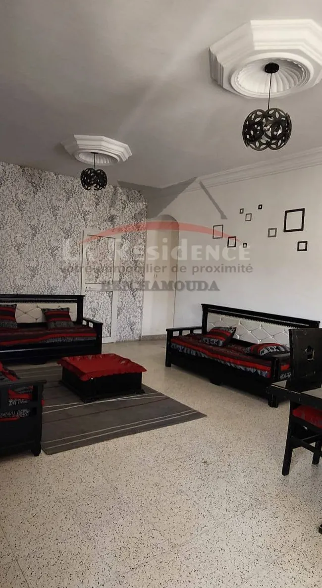 A Louer Un Appartement Spacieux Climatisé S+1 Meublé à Corniche , Bizerte.