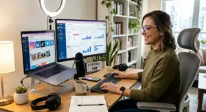 Gestion des réseaux sociaux et assistance en ligne d'un projet