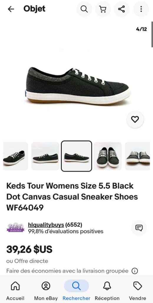 Chaussure keds pour femme