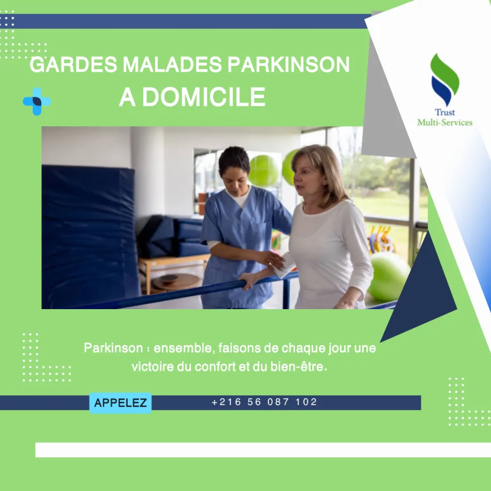 GARDES MALADES DE PARKINSON A DOMICILE  À ARIANA ESSOUGHRA