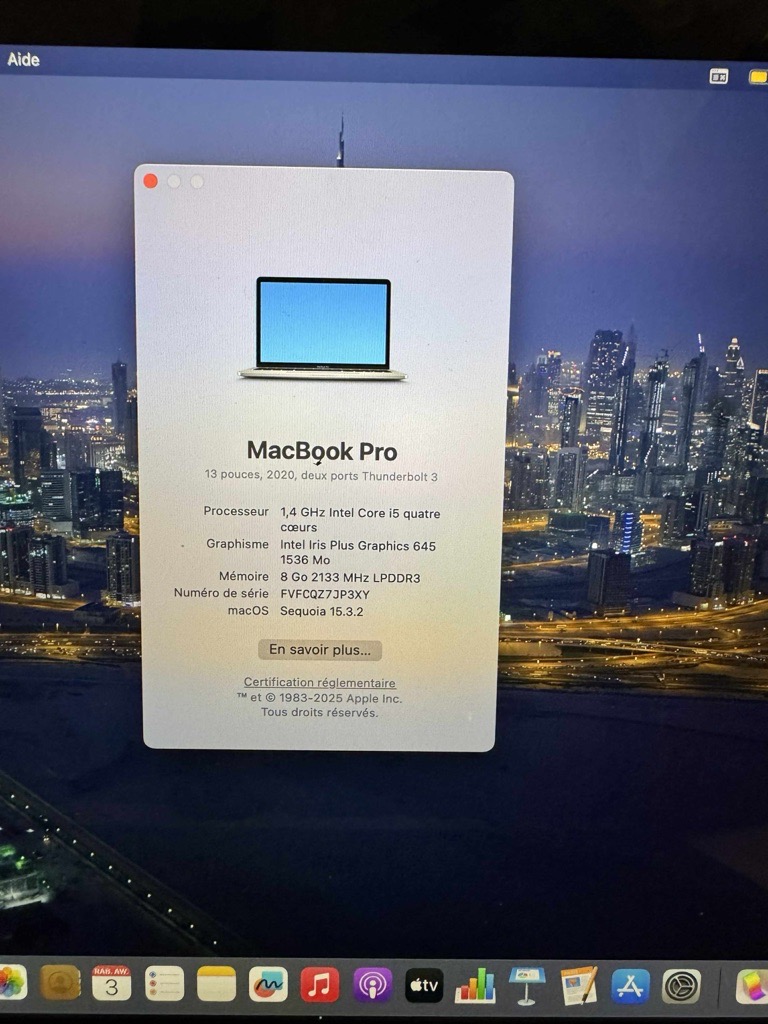 MacBook Pro 13’’ 2020 tel:52811970