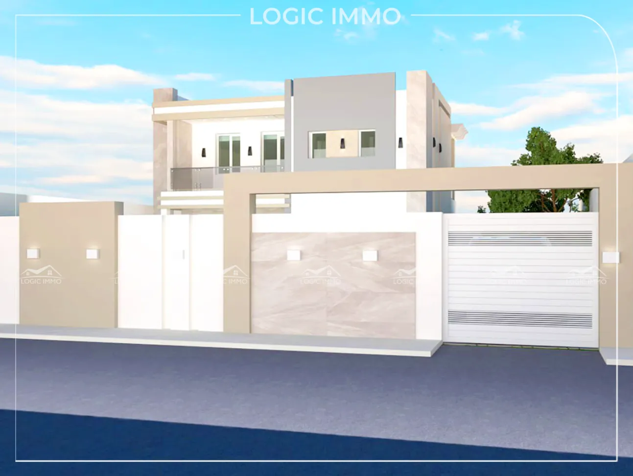 Villa S+3 inachevée a bessbessiya près de jinan hammamet