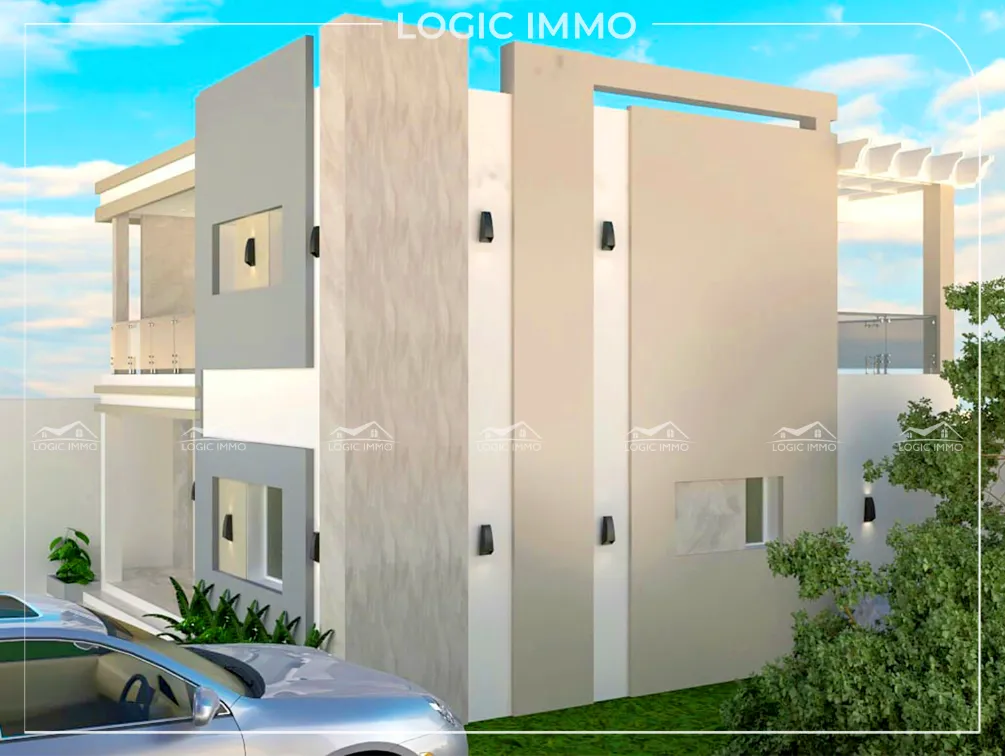 Villa S+3 inachevée a bessbessiya près de jinan hammamet