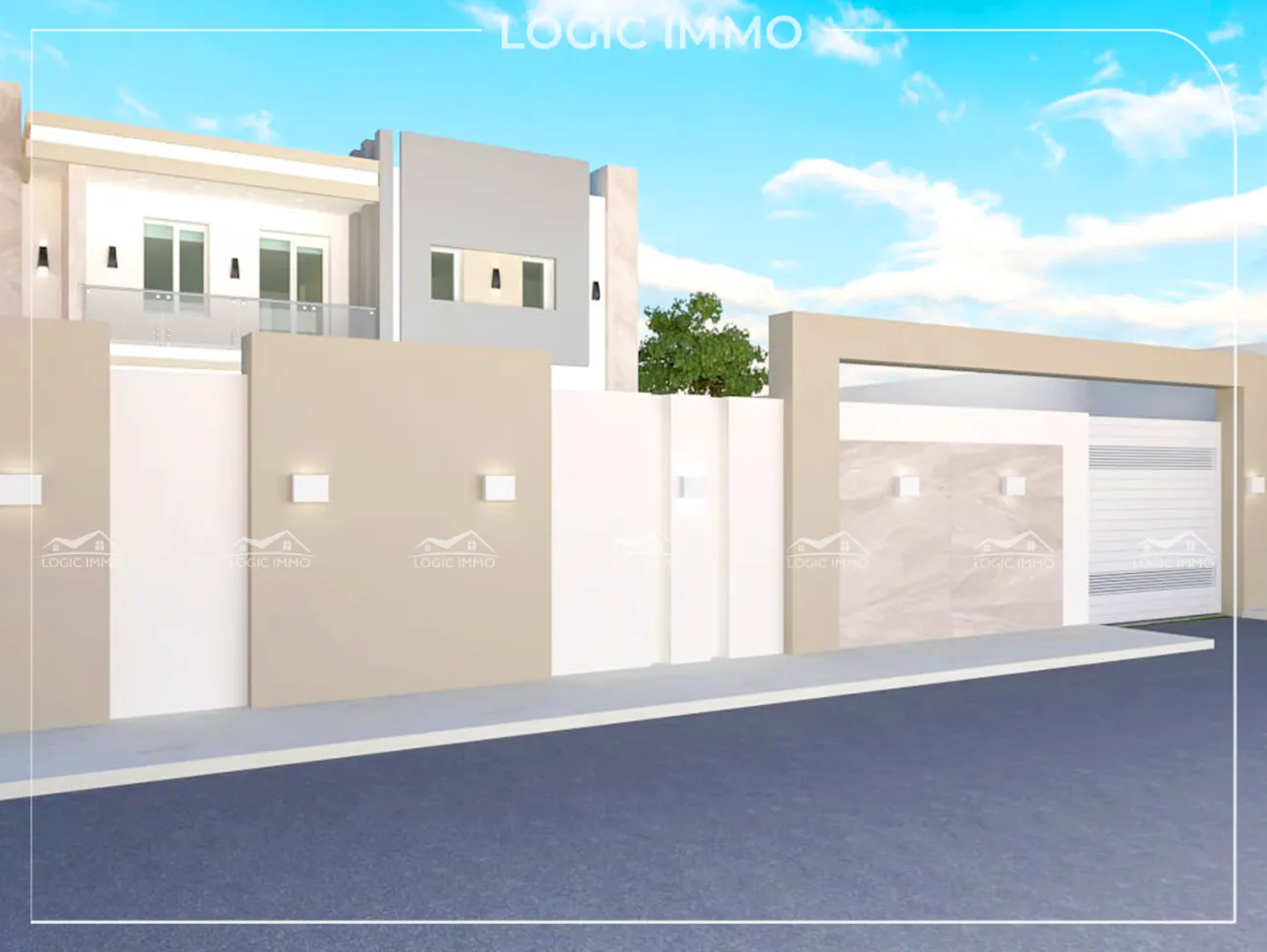 Villa S+3 inachevée a bessbessiya près de jinan hammamet