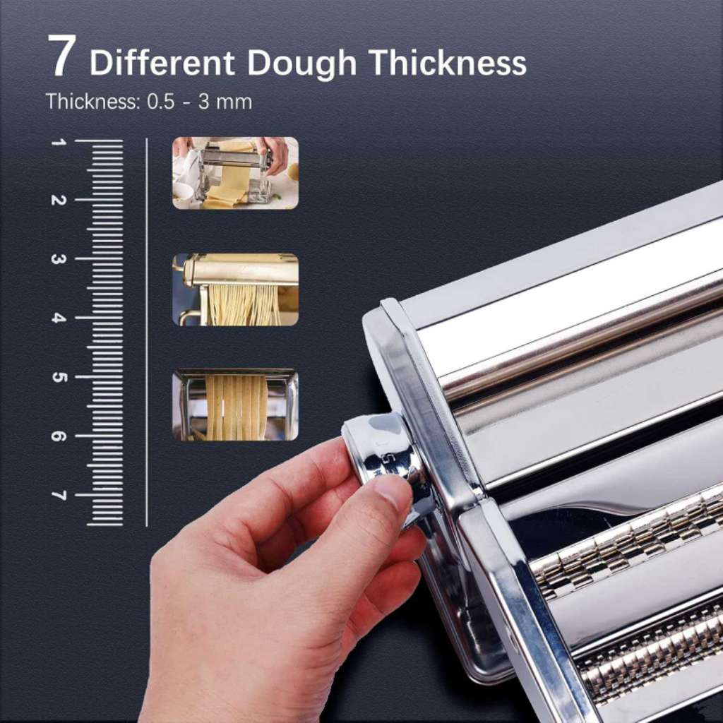 Machine à pâtes manuelle en acier inoxydable