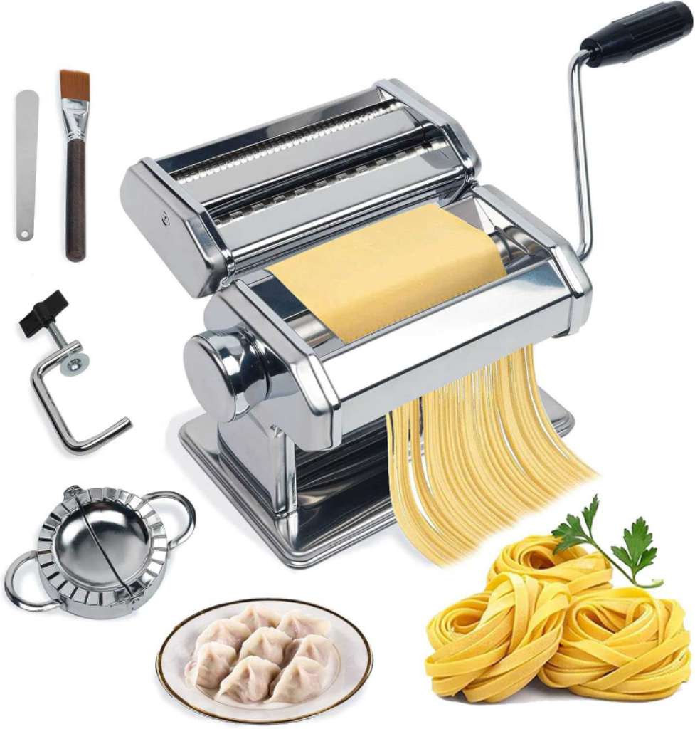 Machine à pâtes manuelle en acier inoxydable