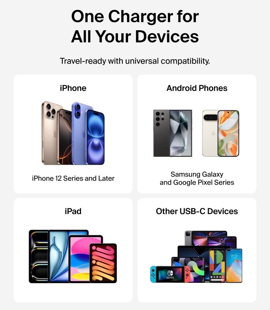 Belkin Chargeur Secteur USB-C 25W BOOST Charge Certifié Blanc 