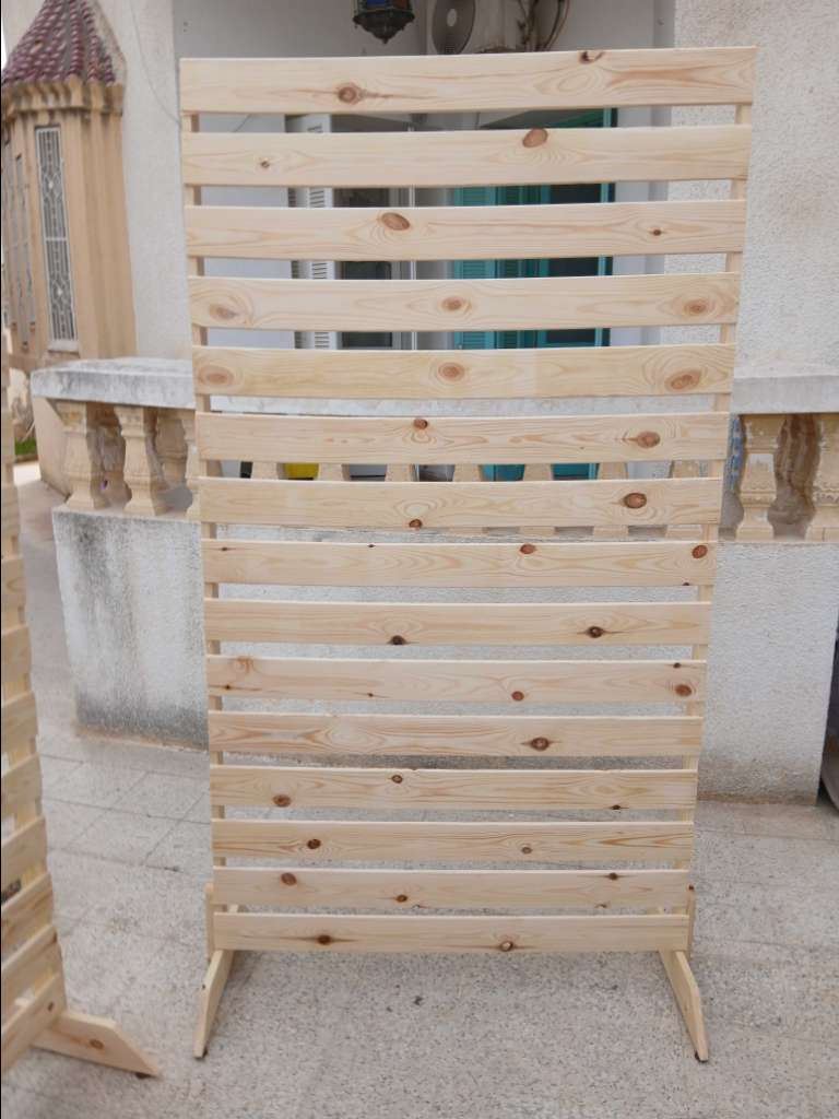 Paravent, séparation et habillage en bois 