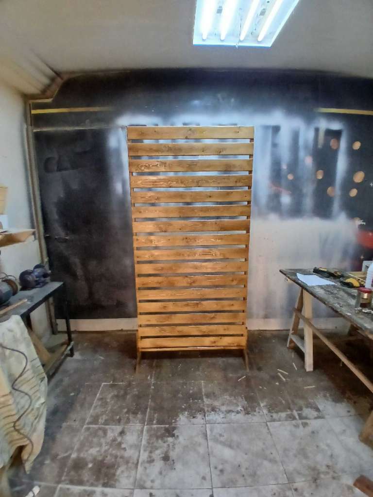 Paravent, séparation et habillage en bois 