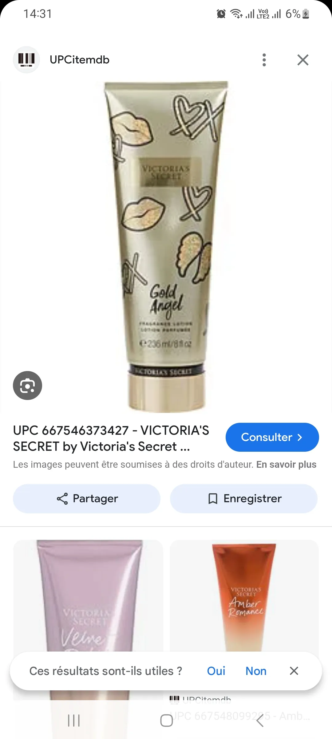 Parfum et crème Victoria secret importée de Allemagne 