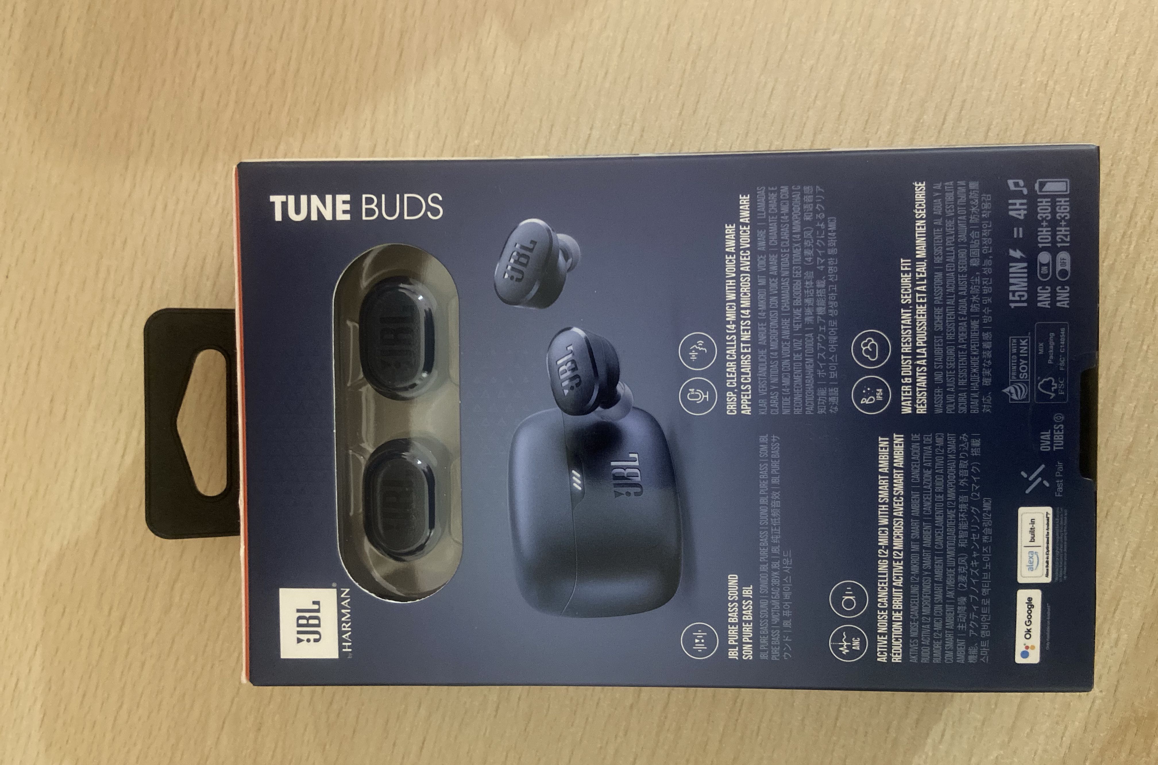 ÉCOUTEURS SANS FIL JBL TUNE BUDS - NOIR