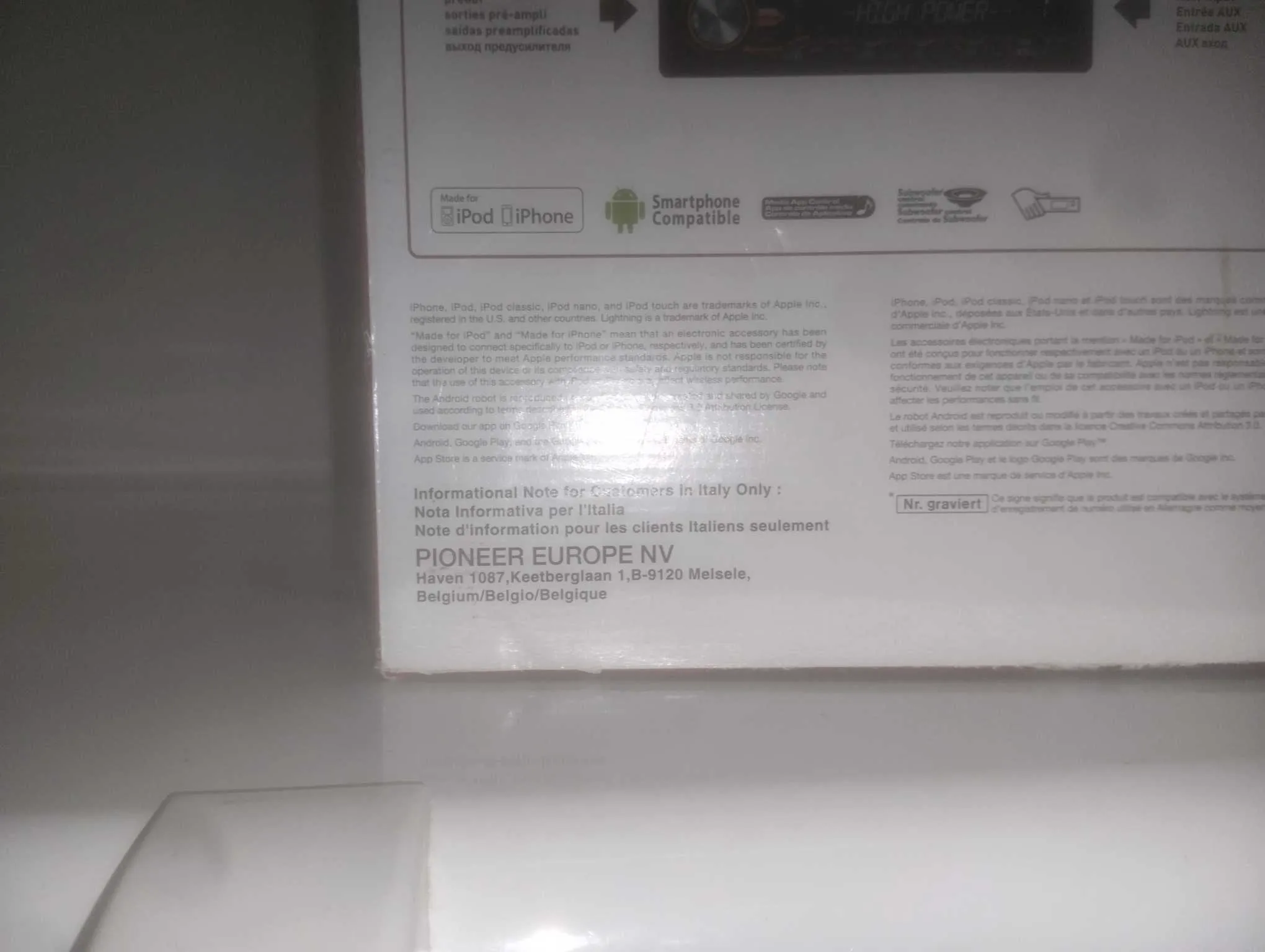 Pioneer high power 100w*4 USB aux MP3 radio RDS numérique neuf 🇲🇩