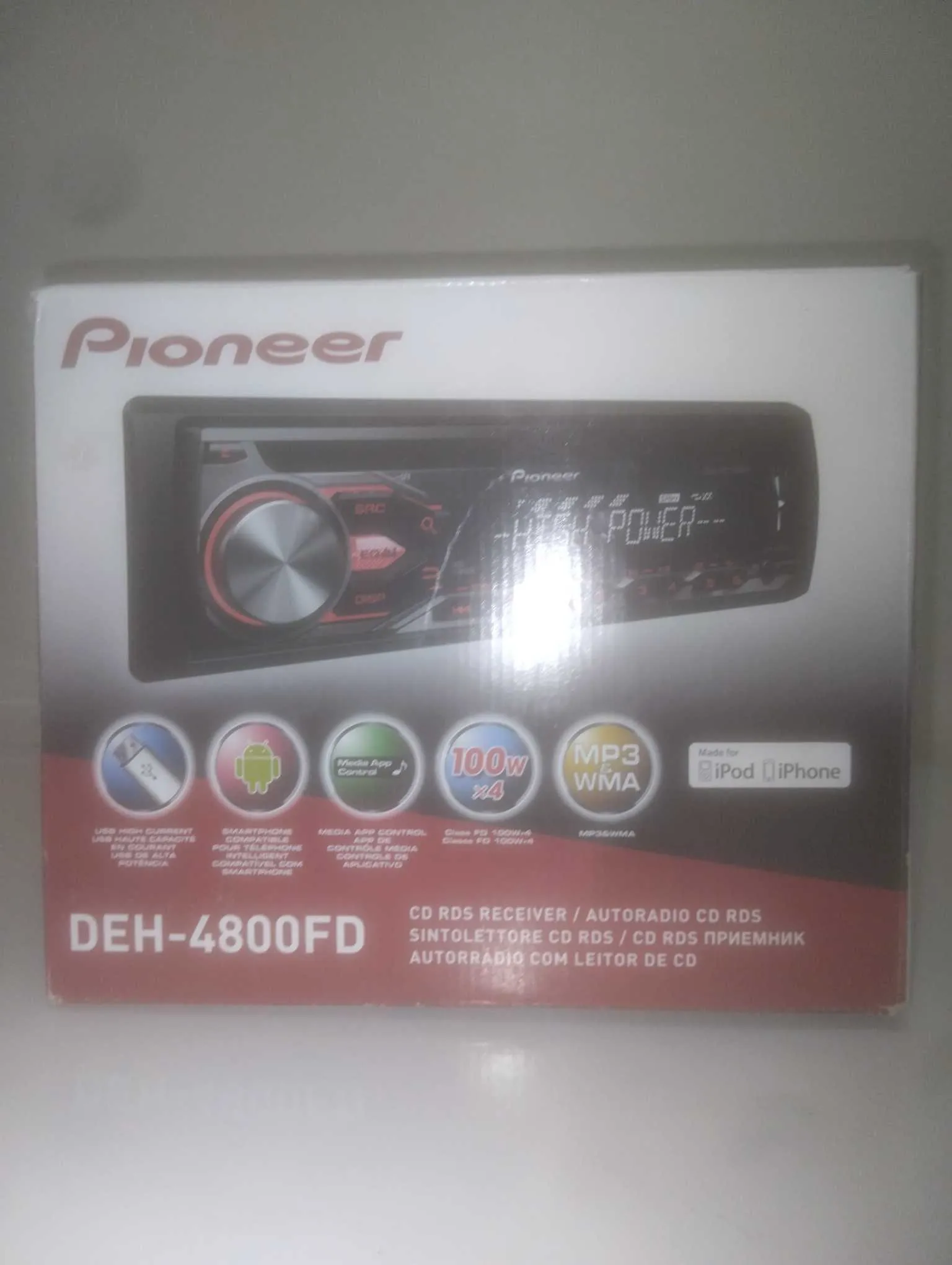 Pioneer high power 100w*4 USB aux MP3 radio RDS numérique neuf 🇲🇩