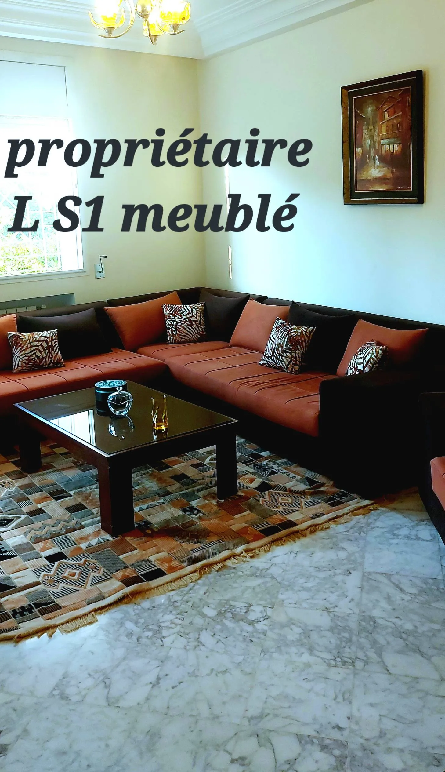 S+1 meublé Ennasr2 haut standing pour étranger 