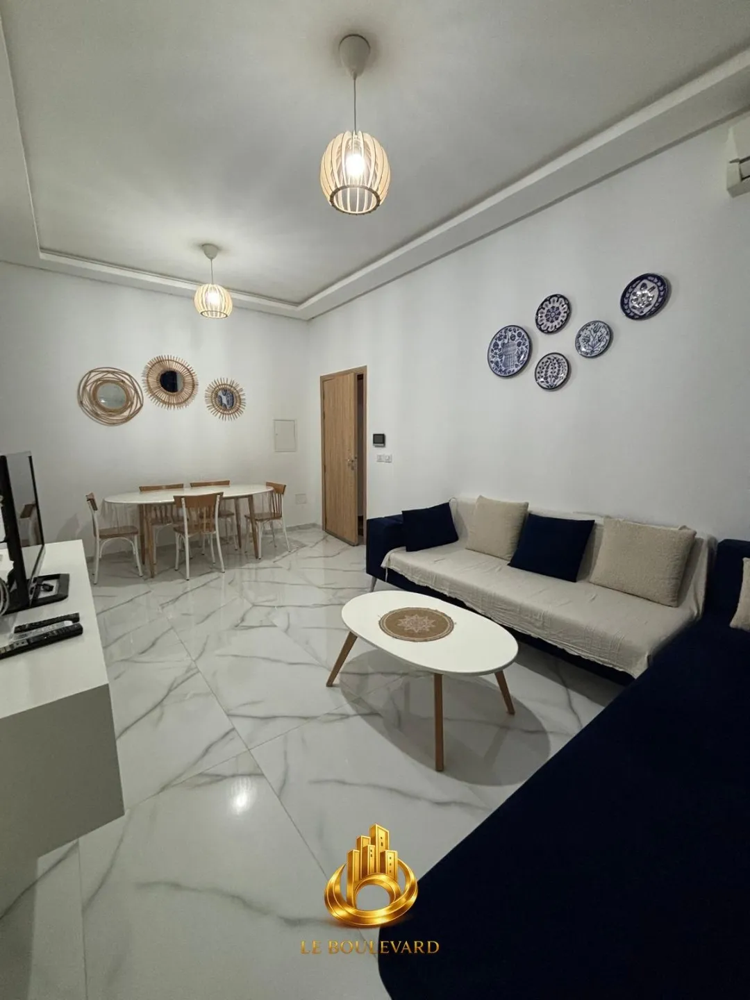 A louer Appartement S+2 meublé à AFH Mrezga , Cité El Wafa