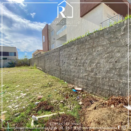 Vente #Terrain clôturé zone Résidentiel Hammamet_AFH Mrezga