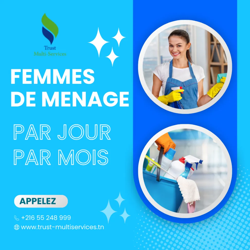 FEMME DE MENAGE PAR JOUR A EL OMRANE