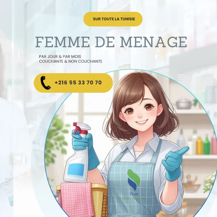 Femme de Ménage Par Jour a Cite Olympique