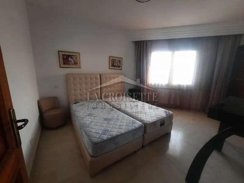 Appartement semi-meublé S+3à la Marsa Plage MAL2827