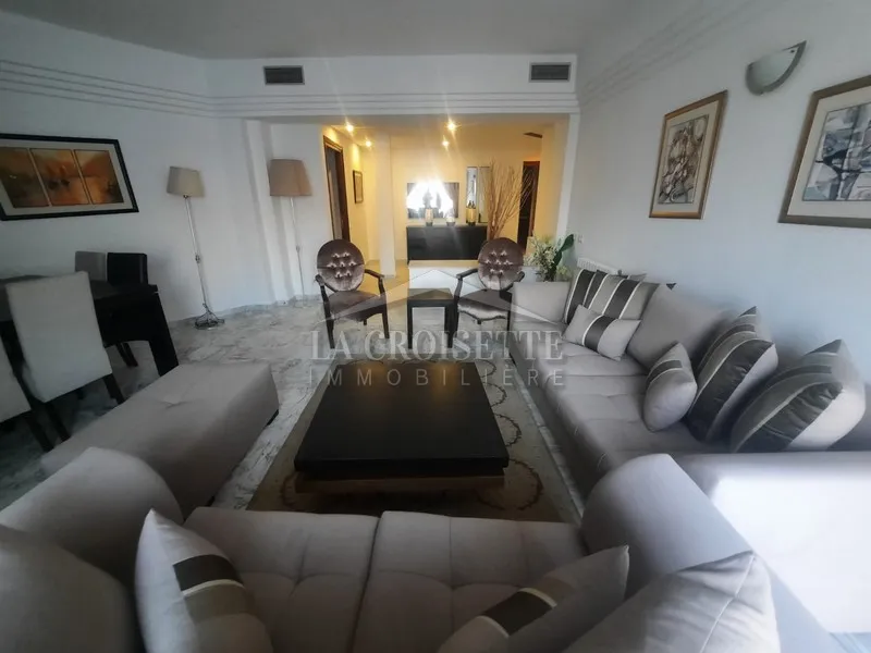 Appartement semi-meublé S+3à la Marsa Plage MAL2827