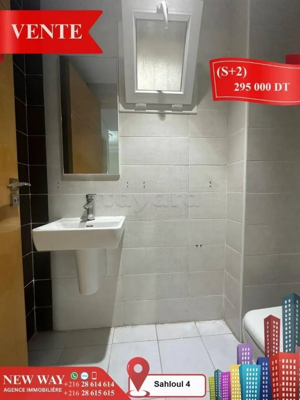 (S+2) à Sahloul 4, avec Place de Parking