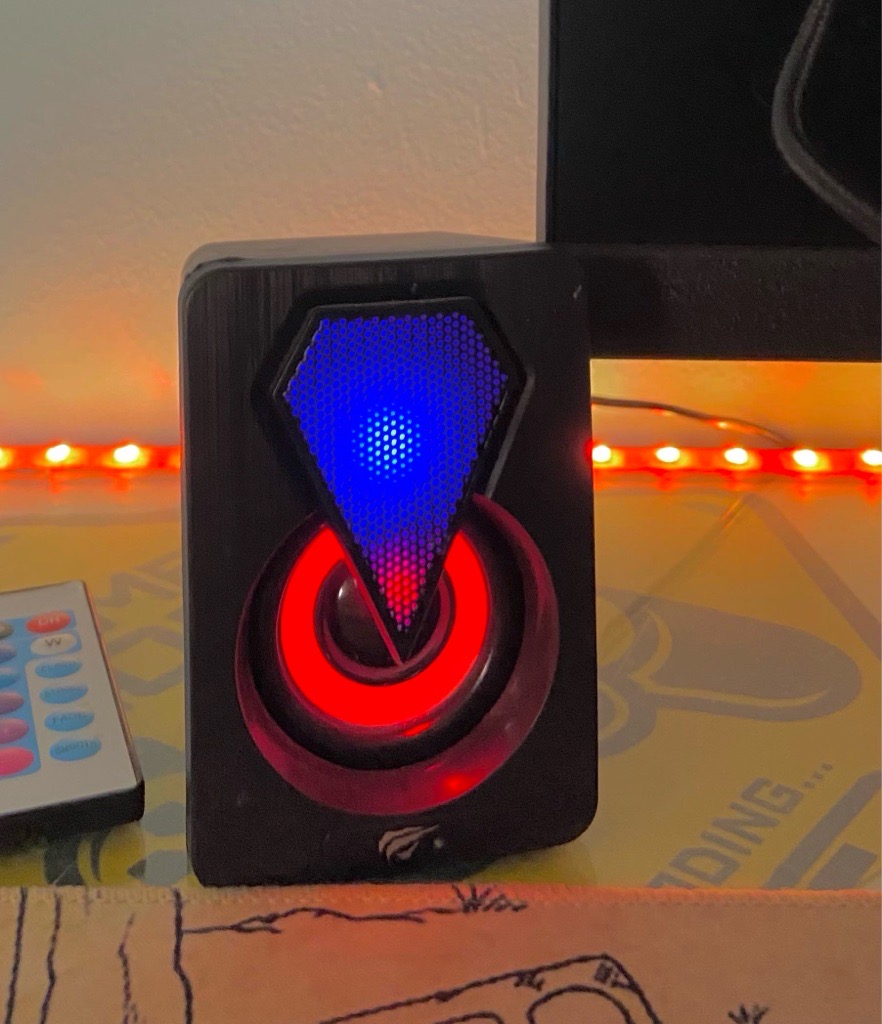 haut parleur pc gaming 20dt kahw bl bako