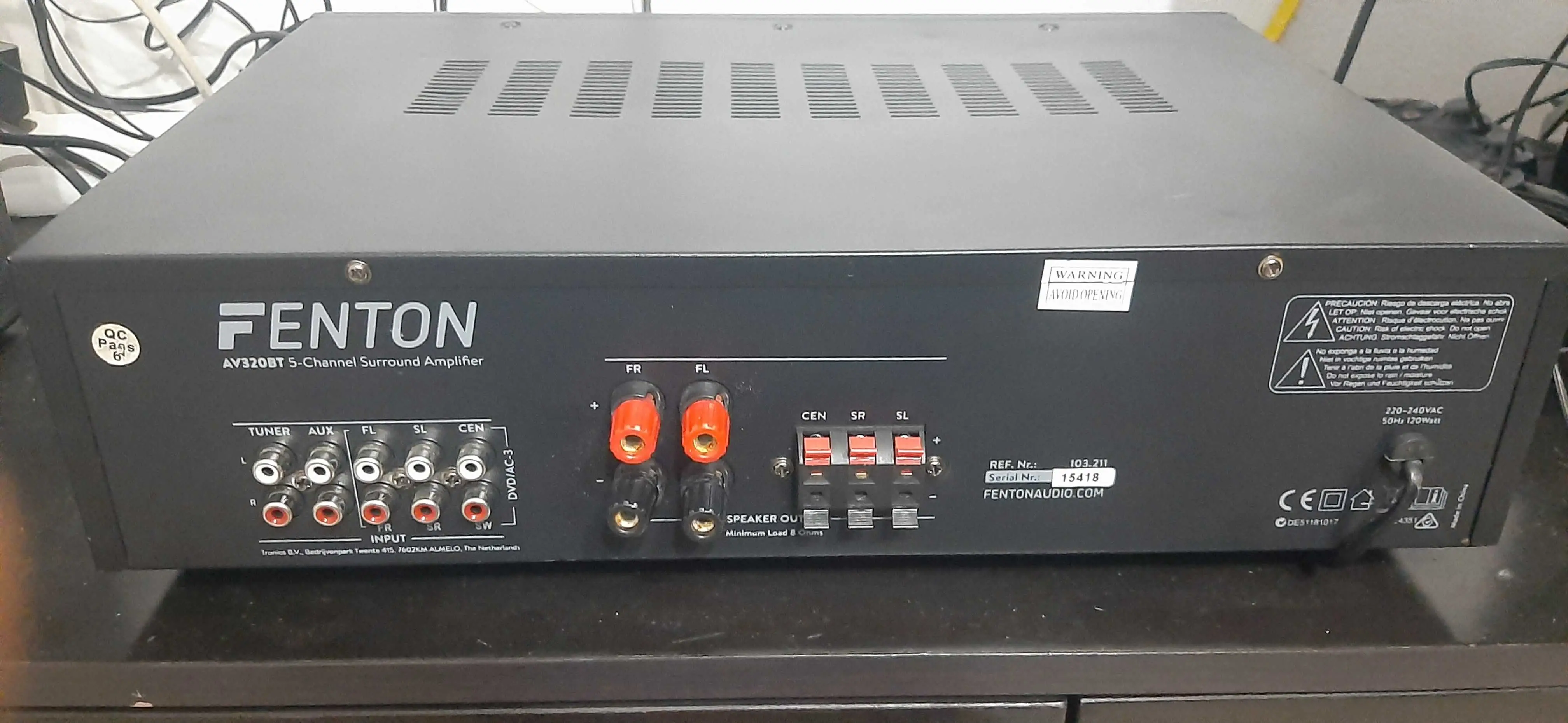 AMPLI Bluetooth - USB - AUX - MICRO