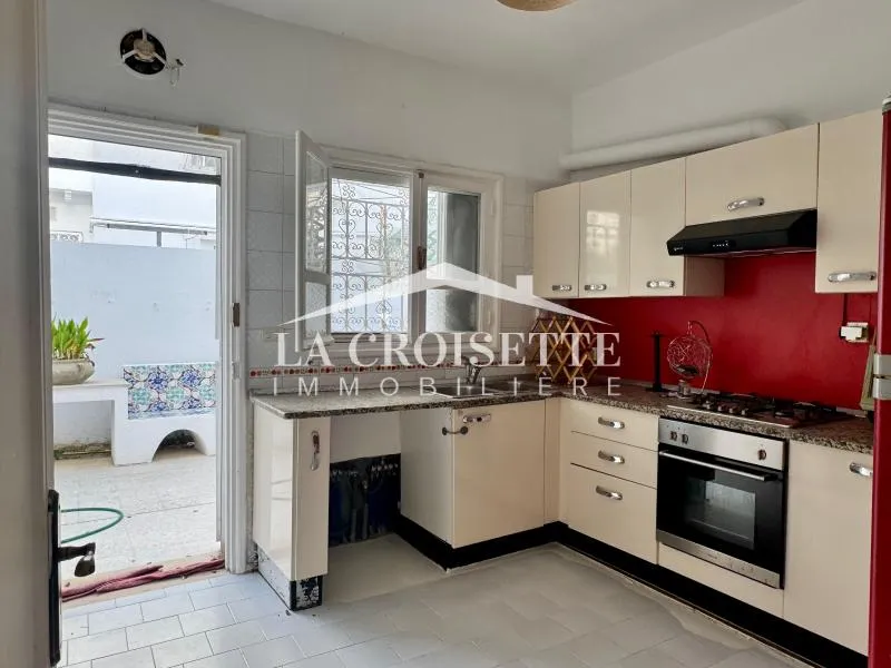 Appartement s3 avec jardin à La Marsa MDL0113