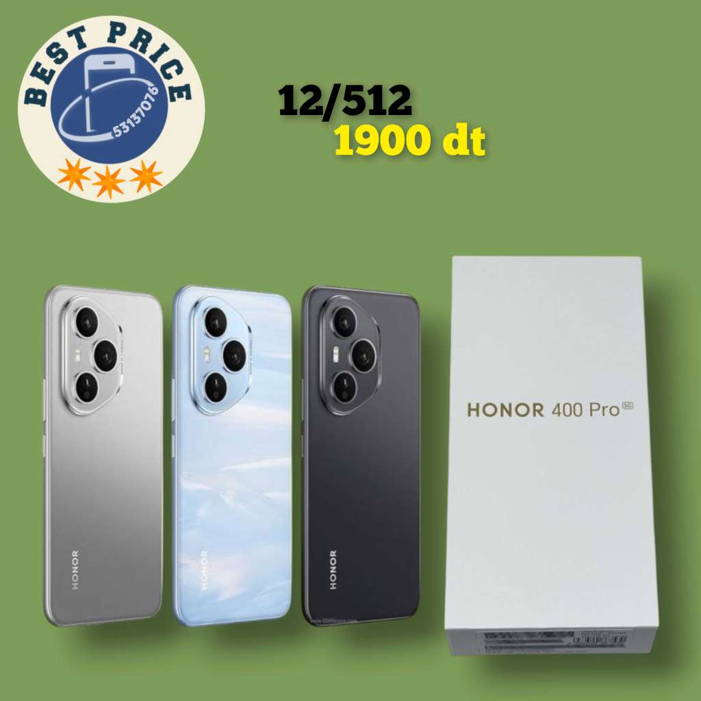 HONOR 400 PRO 5G 12/256 Cacheté Neuf paquet fermé # validé ✔️
