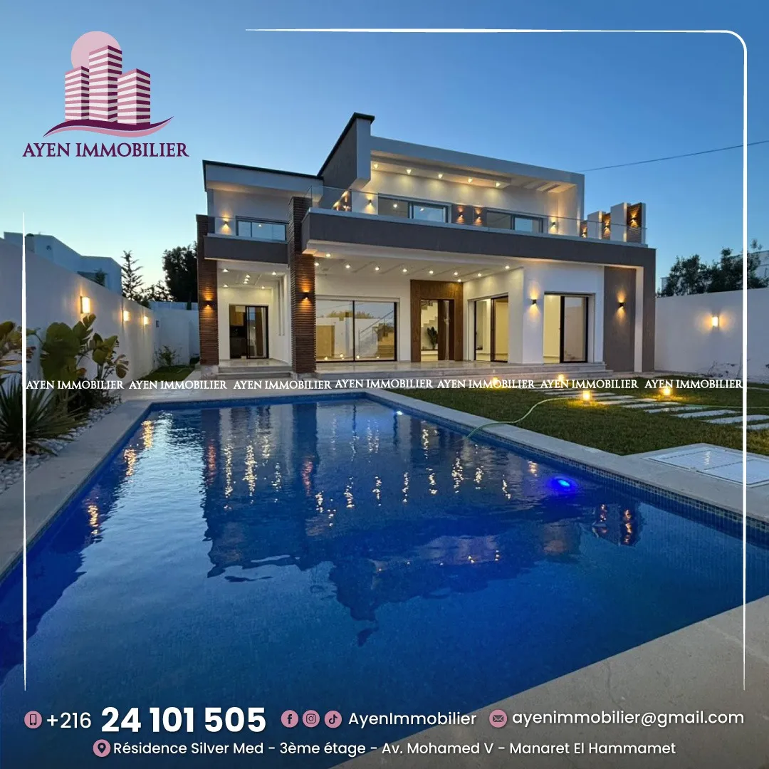 À Vendre | Superbe Villa à Hammamet