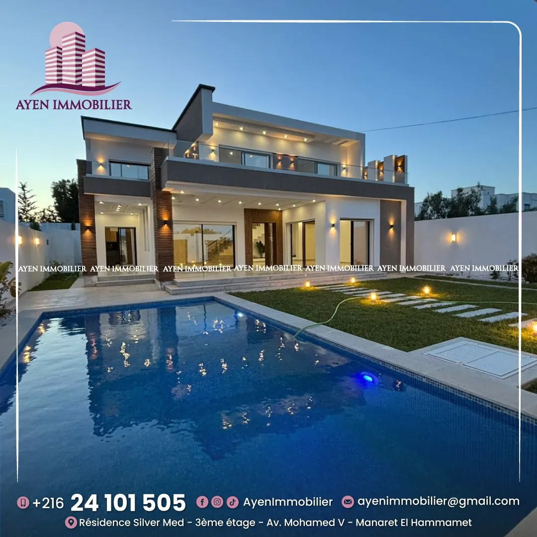 À Vendre | Superbe Villa à Hammamet