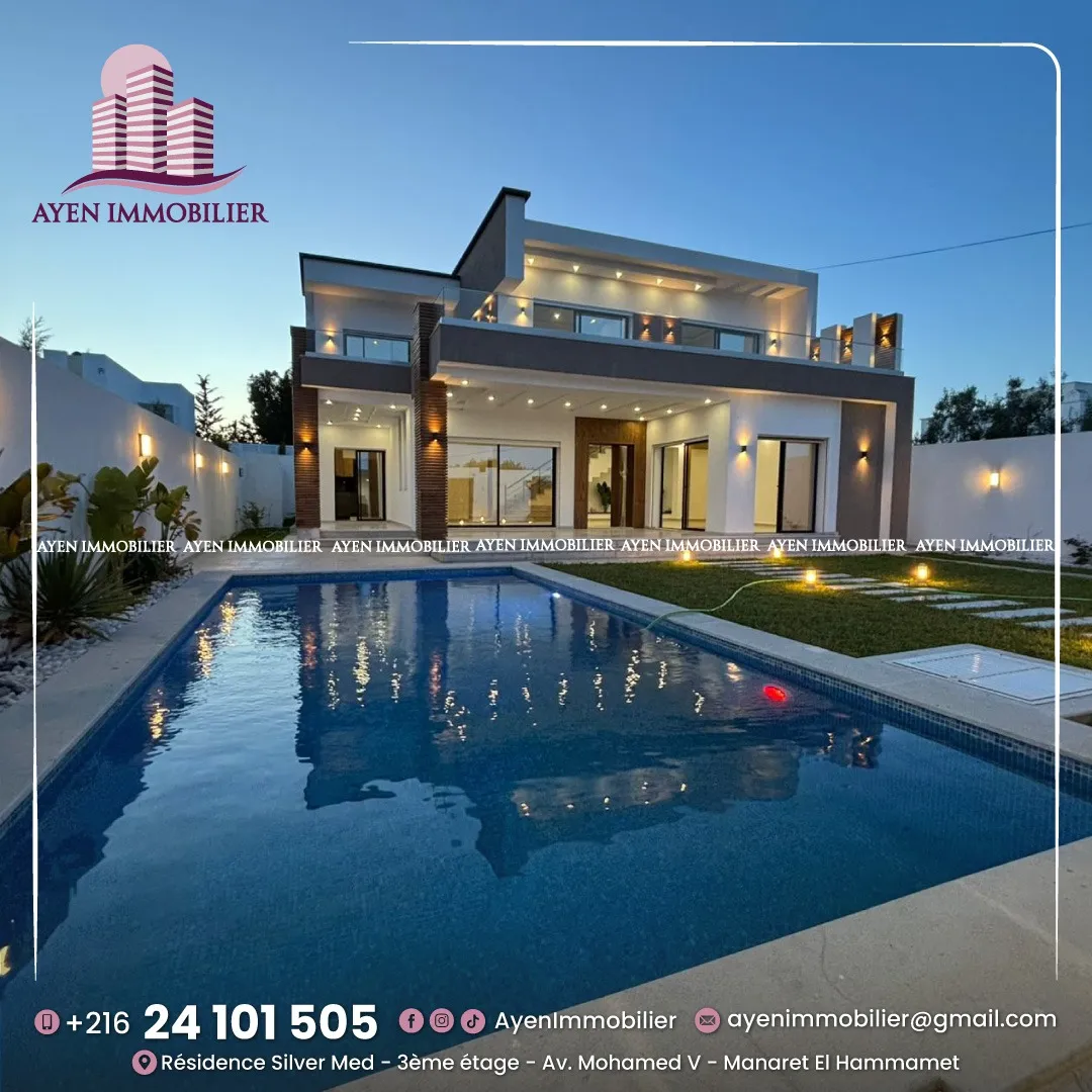 À Vendre | Superbe Villa à Hammamet