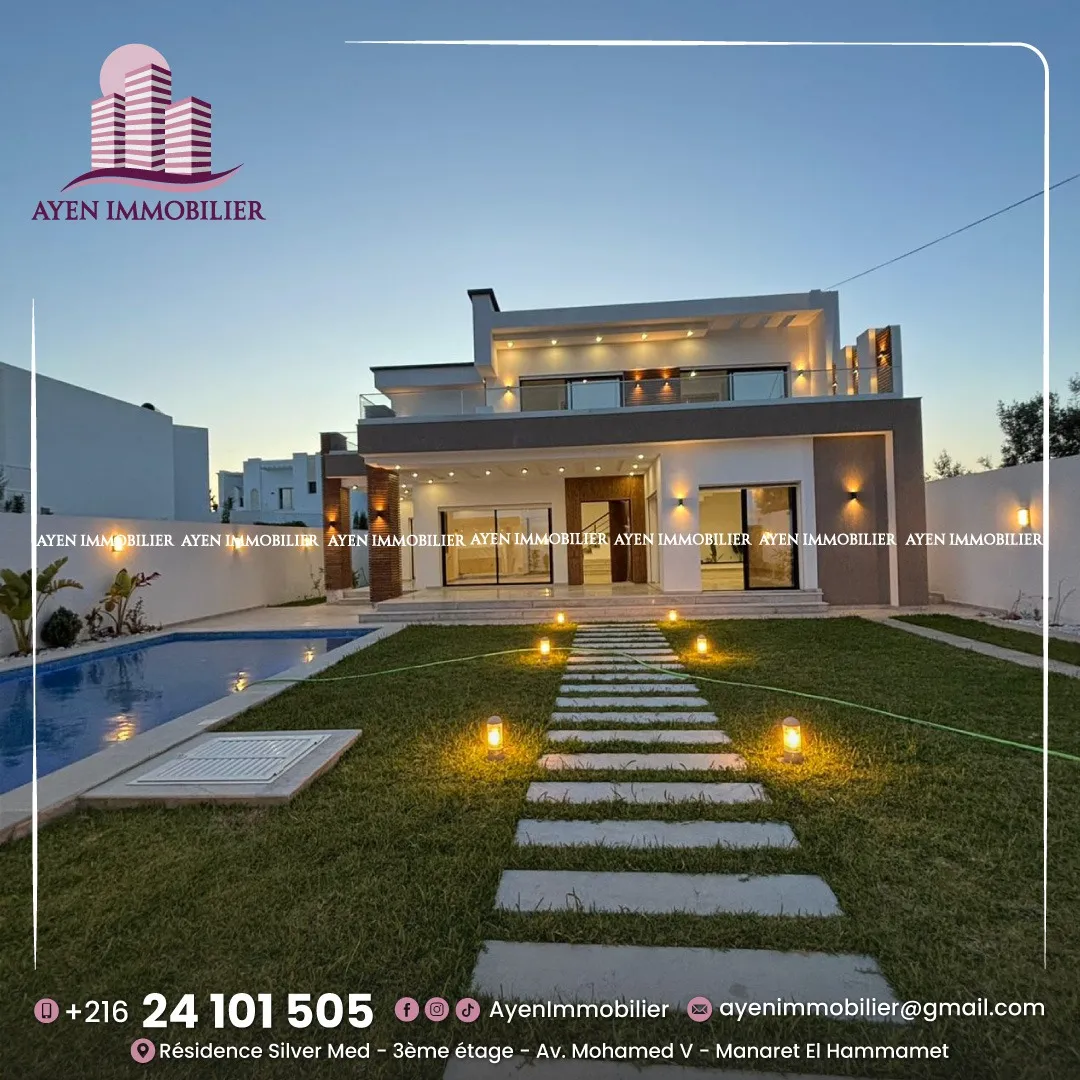 À Vendre | Superbe Villa à Hammamet