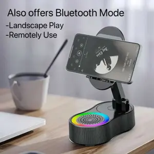 Support Téléphone Réglable avec Haut-Parleur