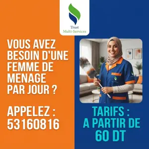 femme de menage par jour a manzel jemil