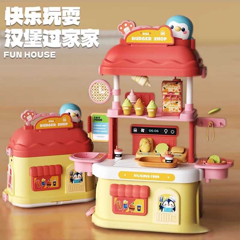 un ensemble de jeu de rôle "Nice Burger Shop