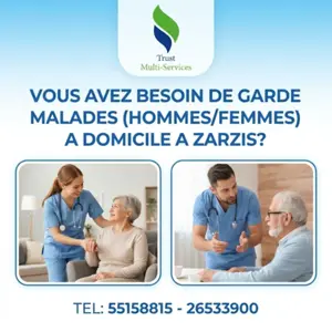 GARDE MALADE A DOMICILE A ZARZIS