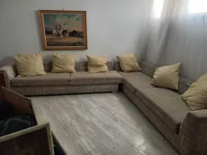 Salon confortable et moderne- Gris / beige