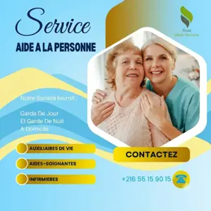 garde personne âgées par mois couchante  el manar