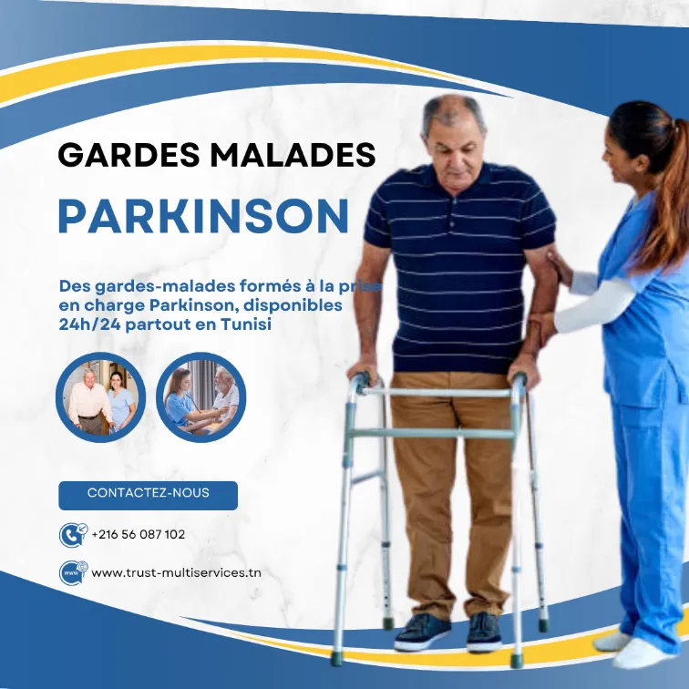 GARDES MALADES DE PARKINSON A DOMICILE  À SOUSSE