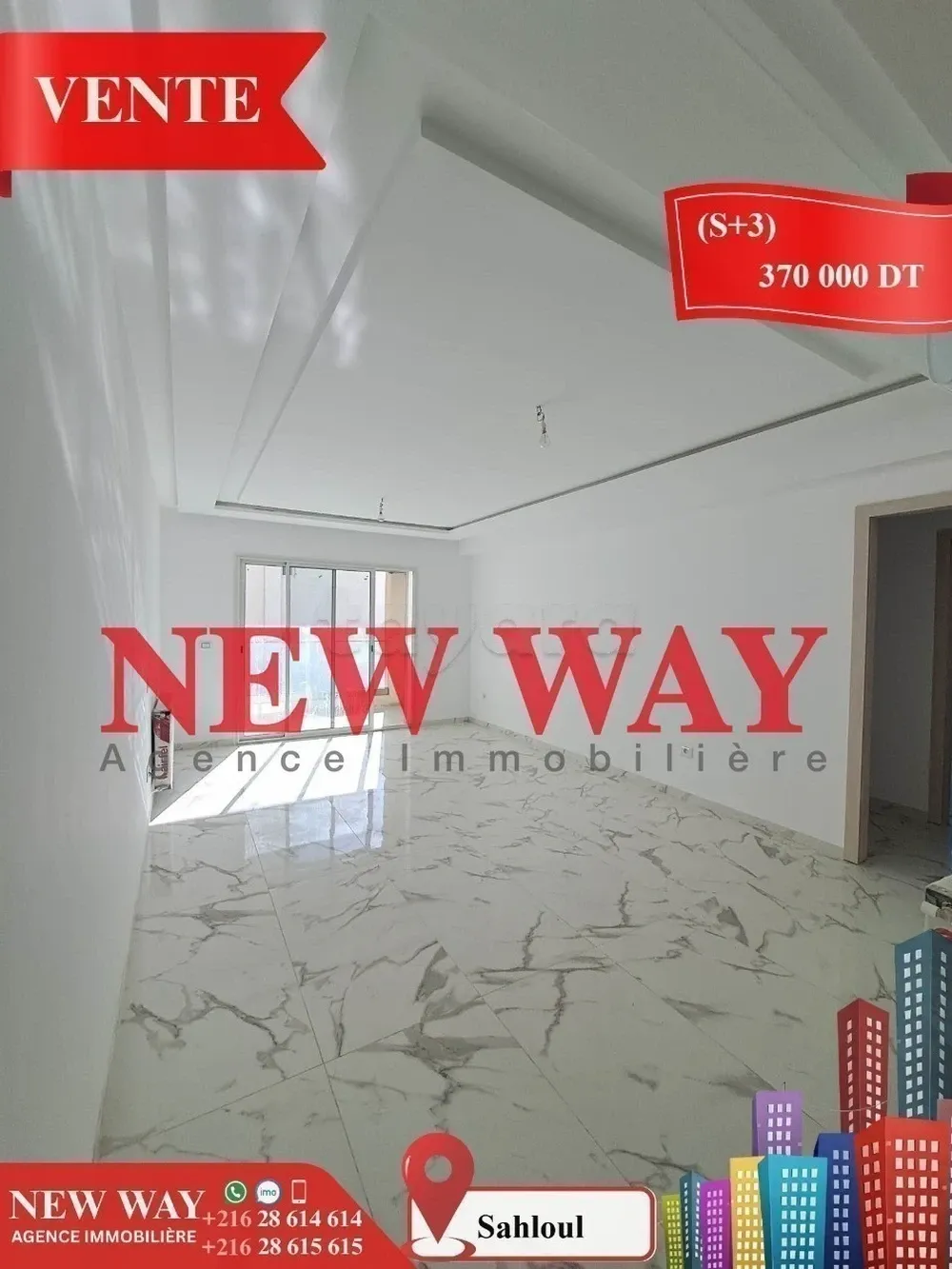 Appartement (S+3) à Sahloul 4
